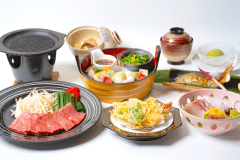 『四万十黒毛和牛 "鉄板焼き" 会席』プラン【二食付】