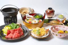 『四万十黒毛和牛 "すきやき" 会席』プラン【二食付】