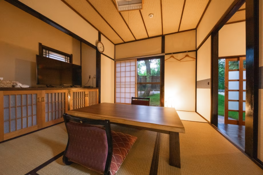 [Detached Villa] "Tonbo" with Open-Air Bath (Two Connecting Japanese-Style Rooms)