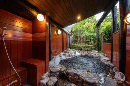 [Main Building 2nd Floor] "Sakura"  with Open-Air Bath (8-Tatami Japanese-Style Room + 8-Tatami Western-Style Room)