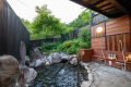 【Detached Villa】In-room dining in a room with an open-air bath ＜Dinner & Breakfast＞ Oita Wagyu beef cooked on magnolia leaf × Seasonal whole fish sashimi