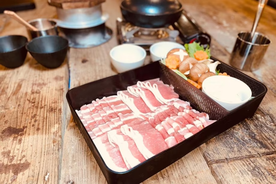 【特製・豚しゃぶコース】和歌山県・特産ブランド豚　”熊野ポーク”　使用｜自家製ポン酢｜一泊二食付き