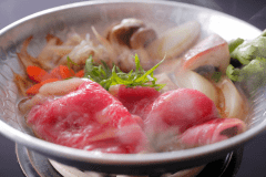 【シェフズダイニング"咲楽"】奈義和牛のすき焼（イメージ）