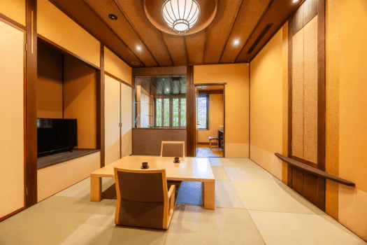 【和室ジュニアスイート】23平米／和室＋半露天風呂