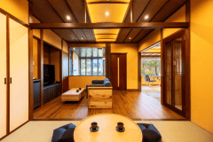 【和洋スイート】50平米／和室＋リビング＋ベッド＋半露天風呂