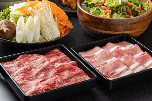 【1泊2食付】那須のブランド食材を使用した・愛犬と愉しむ「しゃぶしゃぶ鍋コース」～思う存分楽しめる・関東エリア最大級のプライベートドッグヴィラ～