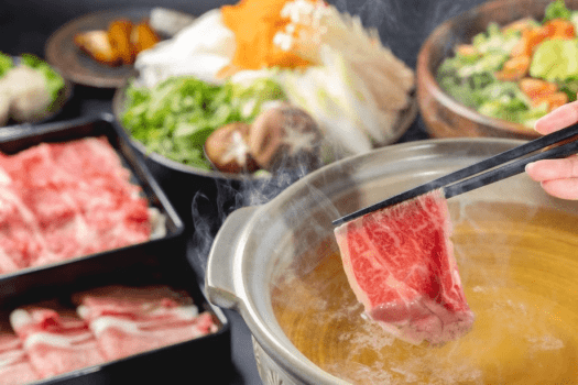 【1泊2食付】那須のブランド食材を使用した・愛犬と愉しむ「しゃぶしゃぶ鍋コース」～思う存分楽しめる・関東エリア最大級のプライベートドッグヴィラ～