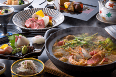 自慢の讃岐食材を贅沢に散りばめた逸品会席(イメージ)