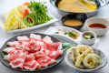 【レストラン/Harikoa】ディナーコースメニュー 
沖縄アグー豚のしゃぶしゃぶコース