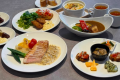 【ラウンジ/LOUNGE CAFE Lit】沖縄あぐー豚ロースステーキ グリル野菜添えコース※夕食画像はイメージになります。季節によってメニューは変更になる場合がございます。