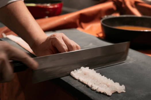 淡路島を代表するブランド食材「鱧(はも)」。