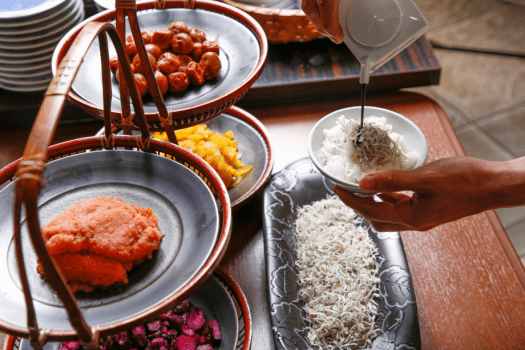 約40種類の和洋朝食バイキング（一例）