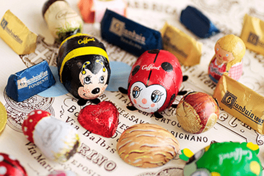 見た目もかわいいカファレルチョコレート。洗練された味わいにも大満足！≪イメージ≫