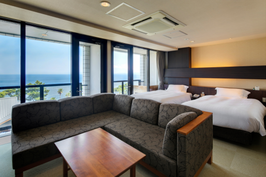 ≪オーシャンツイン≫紀淡海峡に面したオーシャンビューのお部屋です