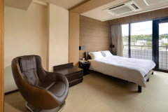 ≪ハーバーダブル(38㎡/禁煙)≫室内にはマッサージチェアを完備しています。