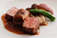【ランクアップ】淡路島を代表するブランド食材「淡路牛」のステーキ＜料理イメージ＞