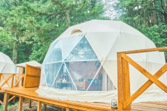 【Nutsエリア：G棟】宿泊グランピング＜山側_6ｍドームテント＞