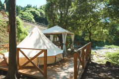 【木陰エリア:H棟】宿泊グランピング＜4mコットンテント＞