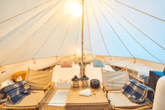 【木陰エリア:H棟】宿泊グランピング＜4mコットンテント＞