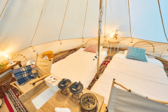 【木陰エリア:H棟】宿泊グランピング＜4mコットンテント＞