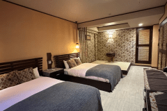 【トリプルルーム】本館和洋／40平米◆ベッド2台＋布団 ◆禁煙