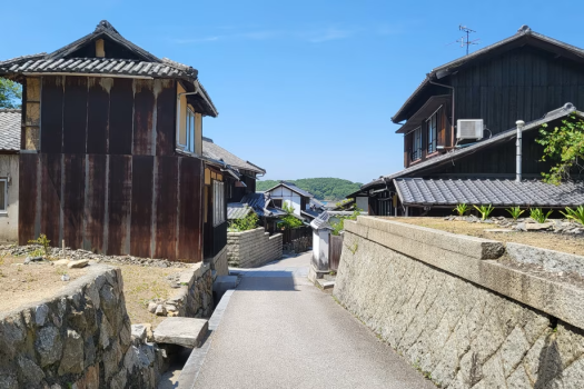 本島の造船技術や文化を伝える古き街並み