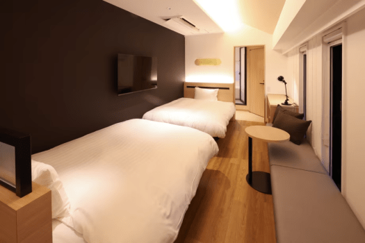 お風呂付ツインルーム（25㎡）