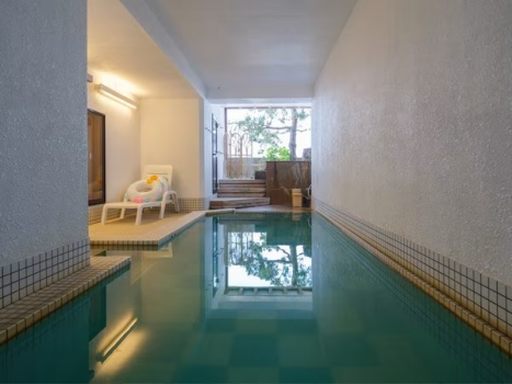 ＜温泉水プール＆露天風呂付き＞海側１階和室１０畳　　※浮き輪はございません。