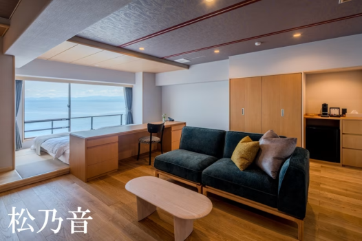【洋室 ～松乃音～】リビング＆ベッドルーム