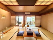 ＜陶器型露天風呂付き＞海側３階和室12.5畳の一例