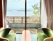 ＜陶器型露天風呂付き＞海側３階和室12.5畳の一例