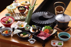 【鹿児島３大ブランド会席の一例】