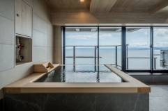 【露天風呂付きプレミアム和洋室 ～汐乃音～】浴室