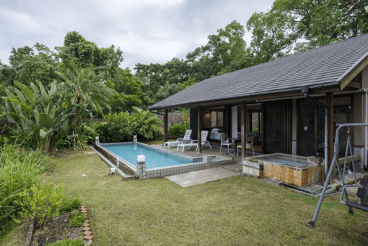 ★薩摩ヴィラデラックス★ ヴィラ１の一例 温泉水プール＆露天風呂付き和洋室