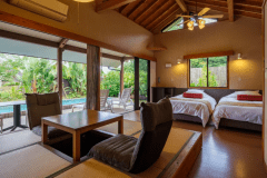 ★薩摩ヴィラデラックス★ ヴィラ１の一例 リビング+ベッドルーム