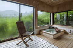 ◆和風離れ◆ 月見草【内湯の一例】 露天風呂付き洋室 ～温泉水プールなし～