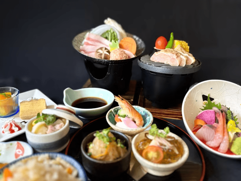 ミニ会席（一例）　※季節によって内容変わります。