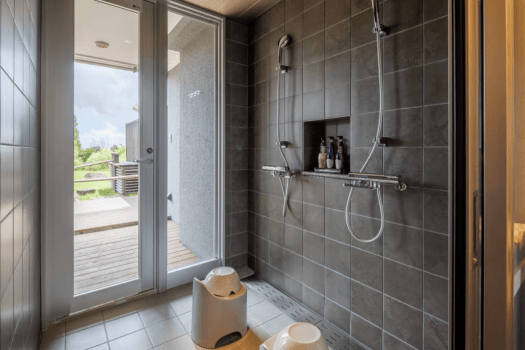 [Renovated]Western style Room with Private Open-air Hot Spring Bath (Twin Beds) 69 square meters on the 1st floor