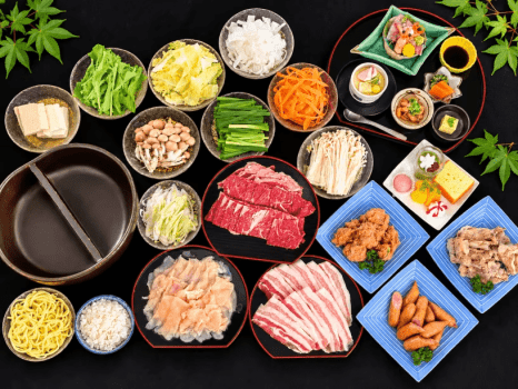鍋バイキング(一例)