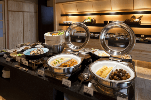 ご朝食は和風ブッフェでお好きなものをお好きなだけ♪　≪料理イメージ≫