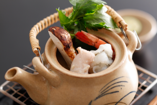 錦秋鱧と松茸の土瓶蒸し≪料理イメージ≫