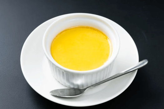 【朝食一例】手作りガンジーミルクプリン