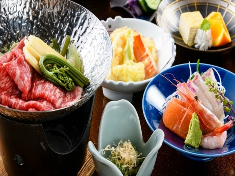 地元福井・旬魚のお造りと季節のお料理が愉しめる越前会席