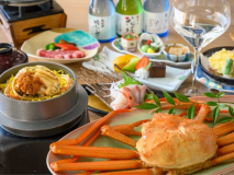紅ズワイ蟹1杯付き！人気のせいこ釜飯もついた紅ズワイ会席♪