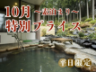 【10月特別プライス〇素泊まり】鯖江ICから15分＆チェックイン22時までOK！２種の源泉と広々客室で快適