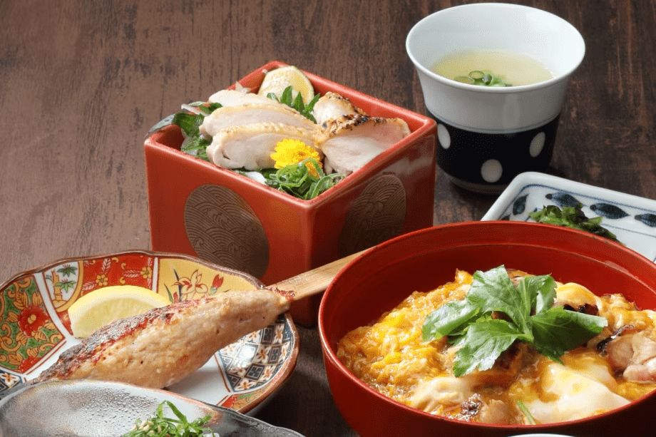 比内地鶏ほっこりやの比内地鶏づくしのおすすめ会席