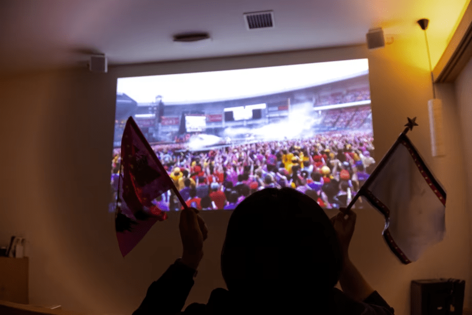 シアタールームで推し活