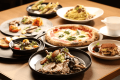 HATAGO HIKONEの『PIZZERIA AZZURRI』でイタリアンディナーコース
