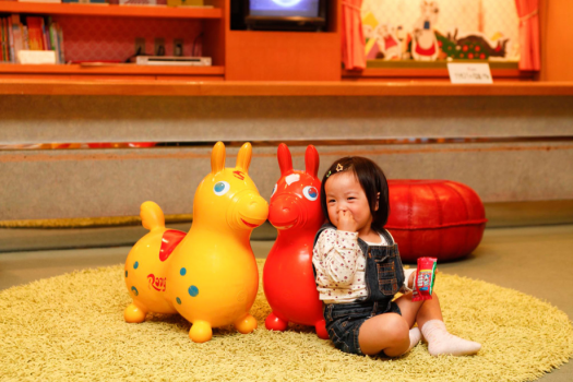 小さなお子様も安心のキッズコーナー