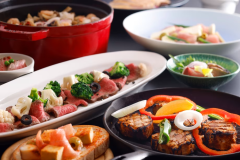 淡路島の海山の幸とスパニッシュ料理のコラボレーションしたディナーブッフェ(イメージ) 淡路島の海山の幸とスパニッシュ料理のコラボレーションしたディナーブッフェ(イメージ)